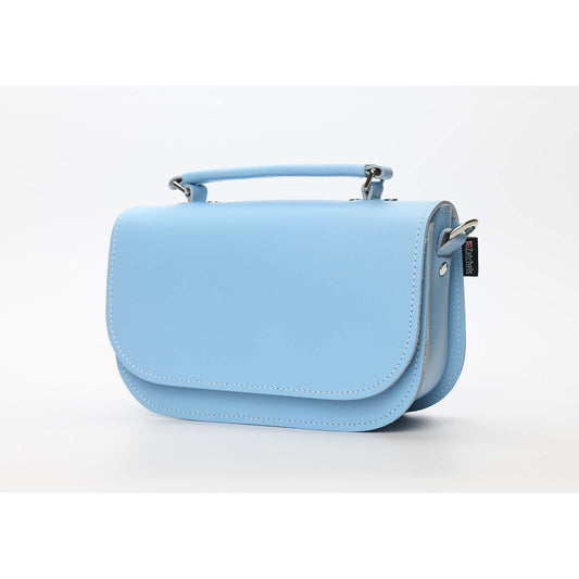 Aura Handmade Leather Bag - Baby Blue  