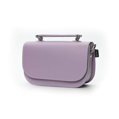 Aura Handmade Leather Bag - Pastel Violet  