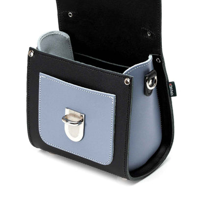 Handmade Leather Sugarcube Handbag - Mocha Mauve