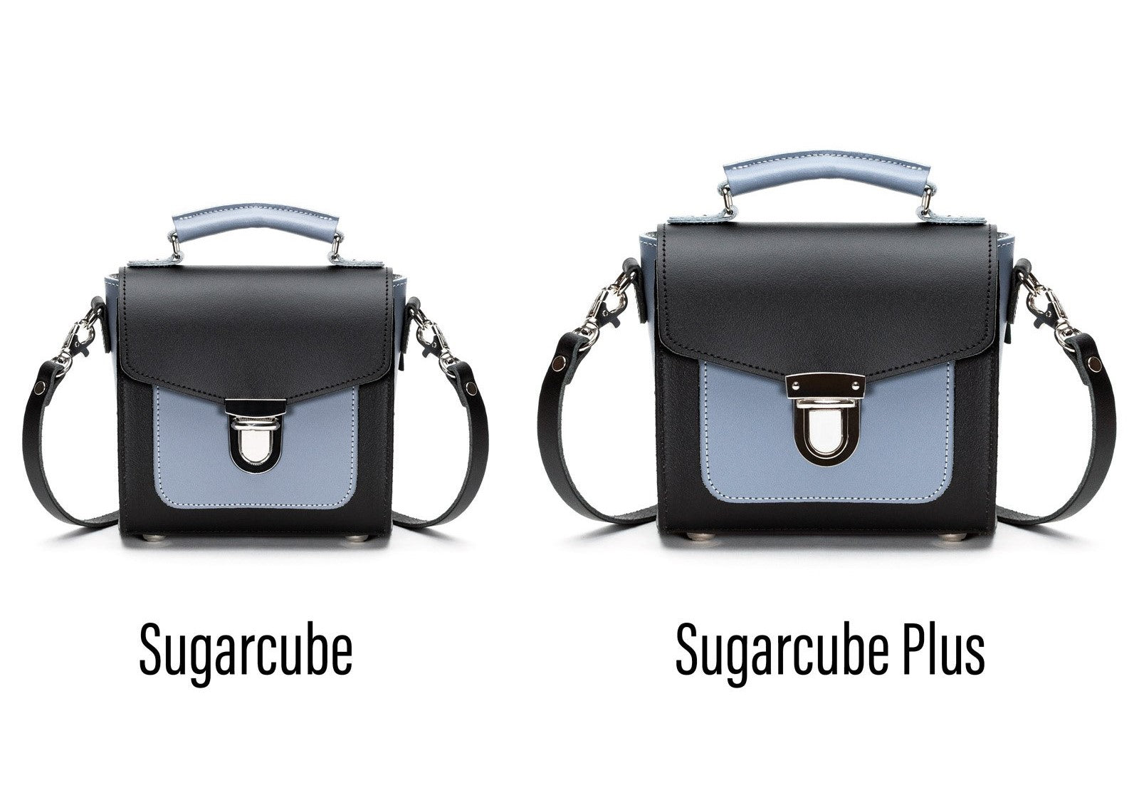 Handmade Leather Sugarcube Handbag - Mocha Mauve  