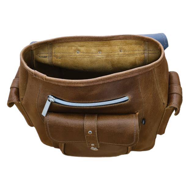 Men's Leather Tannery Backpack - Tan  