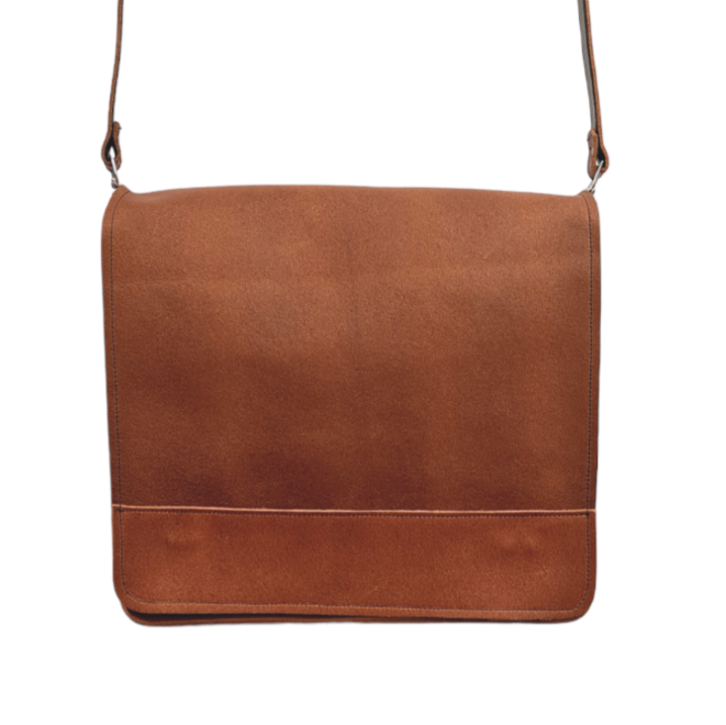 Men's Leather Tannery Messenger - Tan  