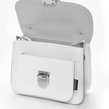 Luna Handmade Leather Bag - White